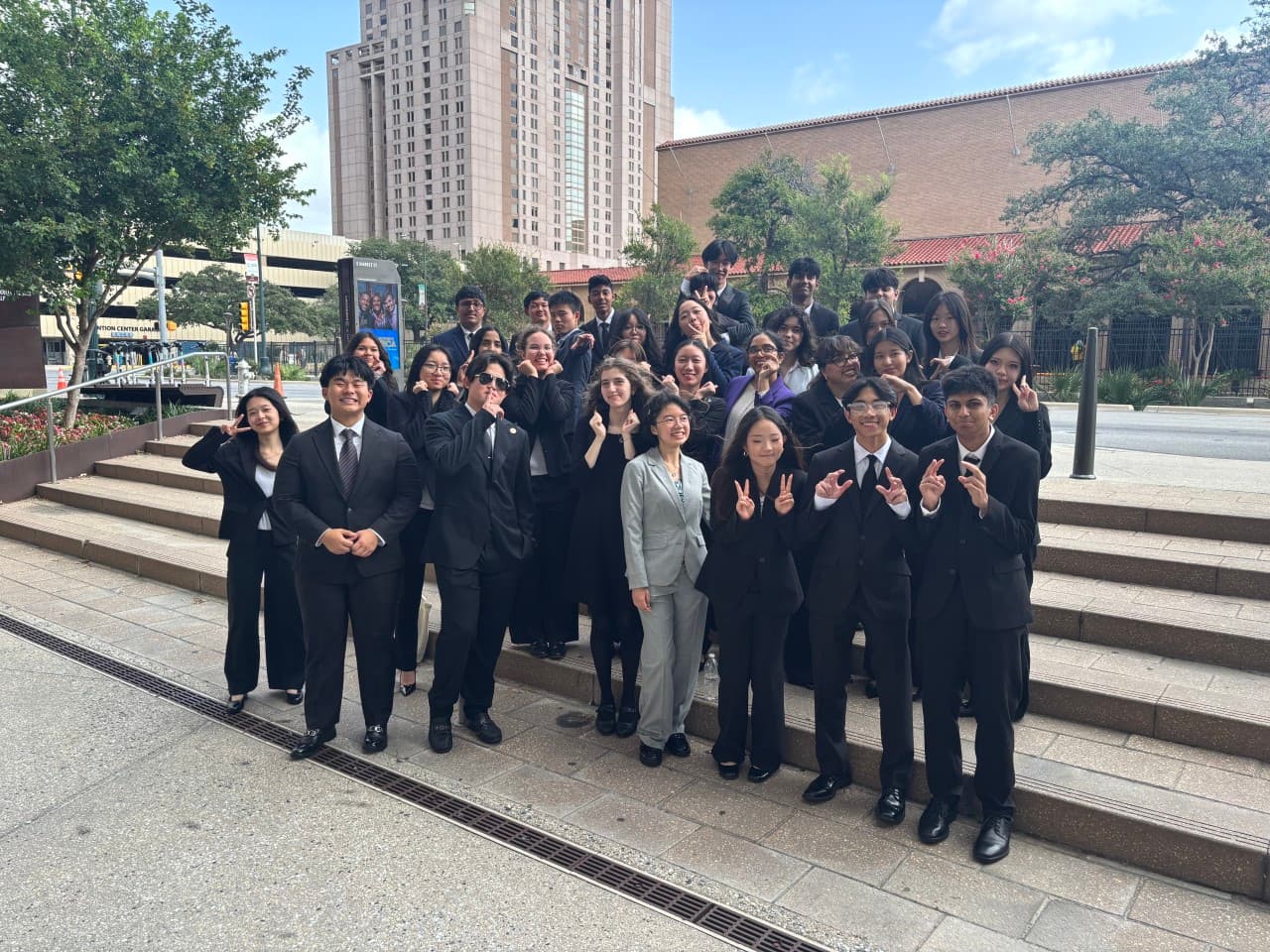 Troy High School's 31-student FBLA delegation gathered at the 2026 National Leadership Conference in San Antonio.